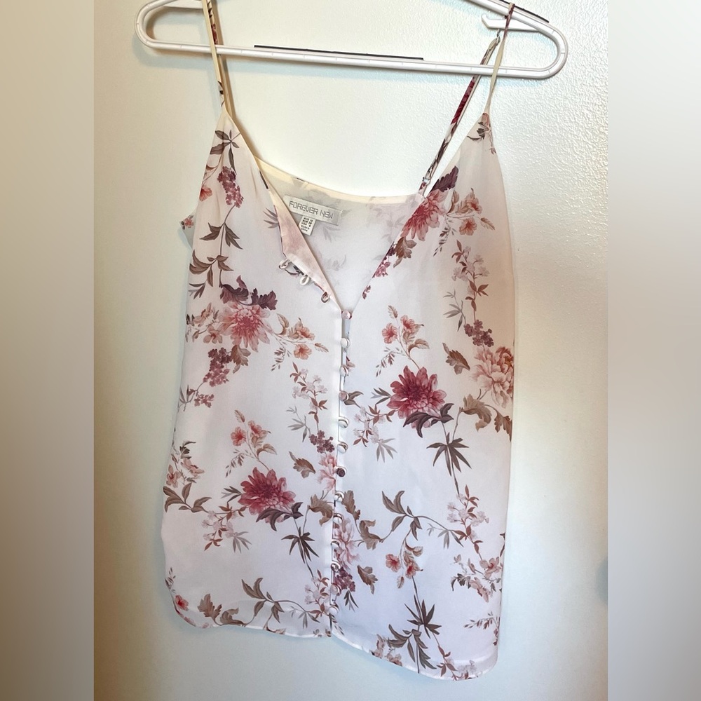 Floral print camisole